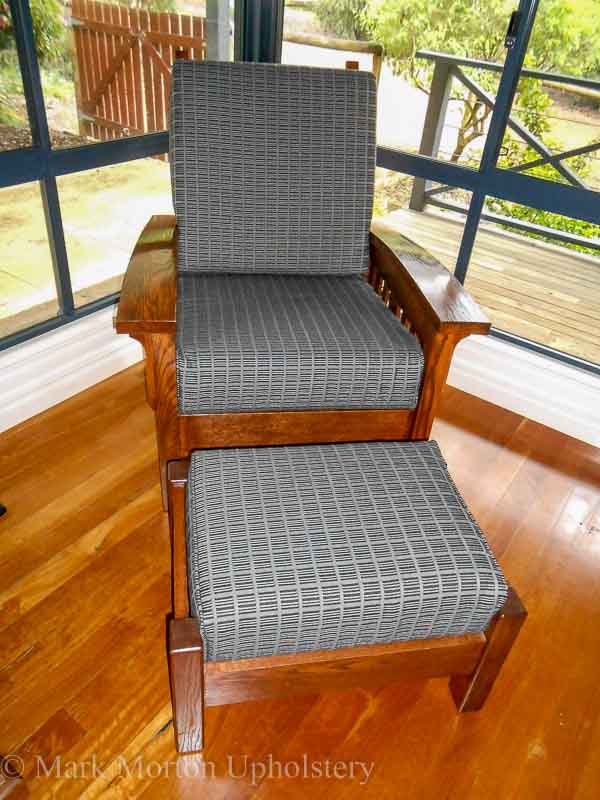 Morris Chair after upholstering