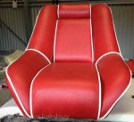 Boat seat upholstery finished 2