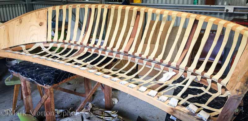 Blue sofa deconstruction